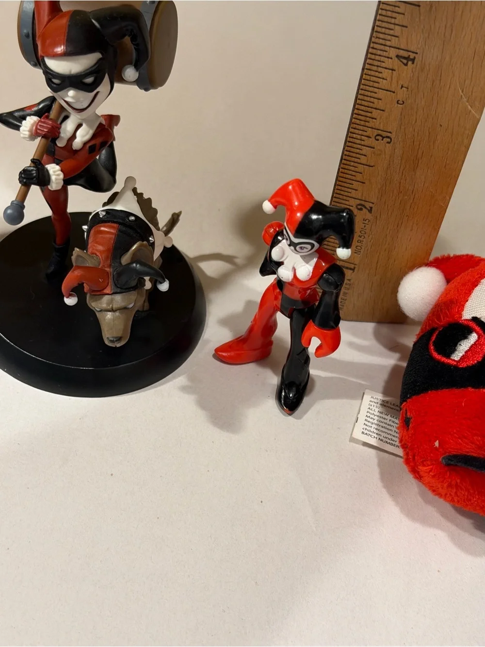 Harley Quinn Kids Toy Set - Red, Black & White